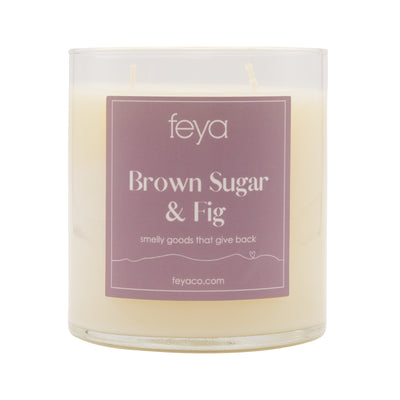 Feya Brown Sugar & Fig 17 oz Candle